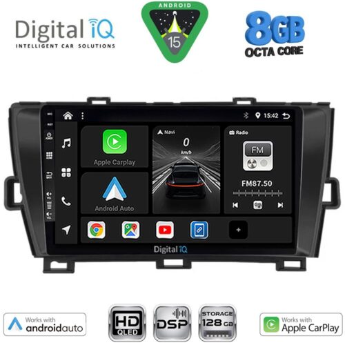DIGITAL IQ BXF 18726BL_CPAA (9inc) MULTIMEDIA TABLET for TOYOTA PRIUS mod. 2009-2015 (BLACK) - WEXML.GR