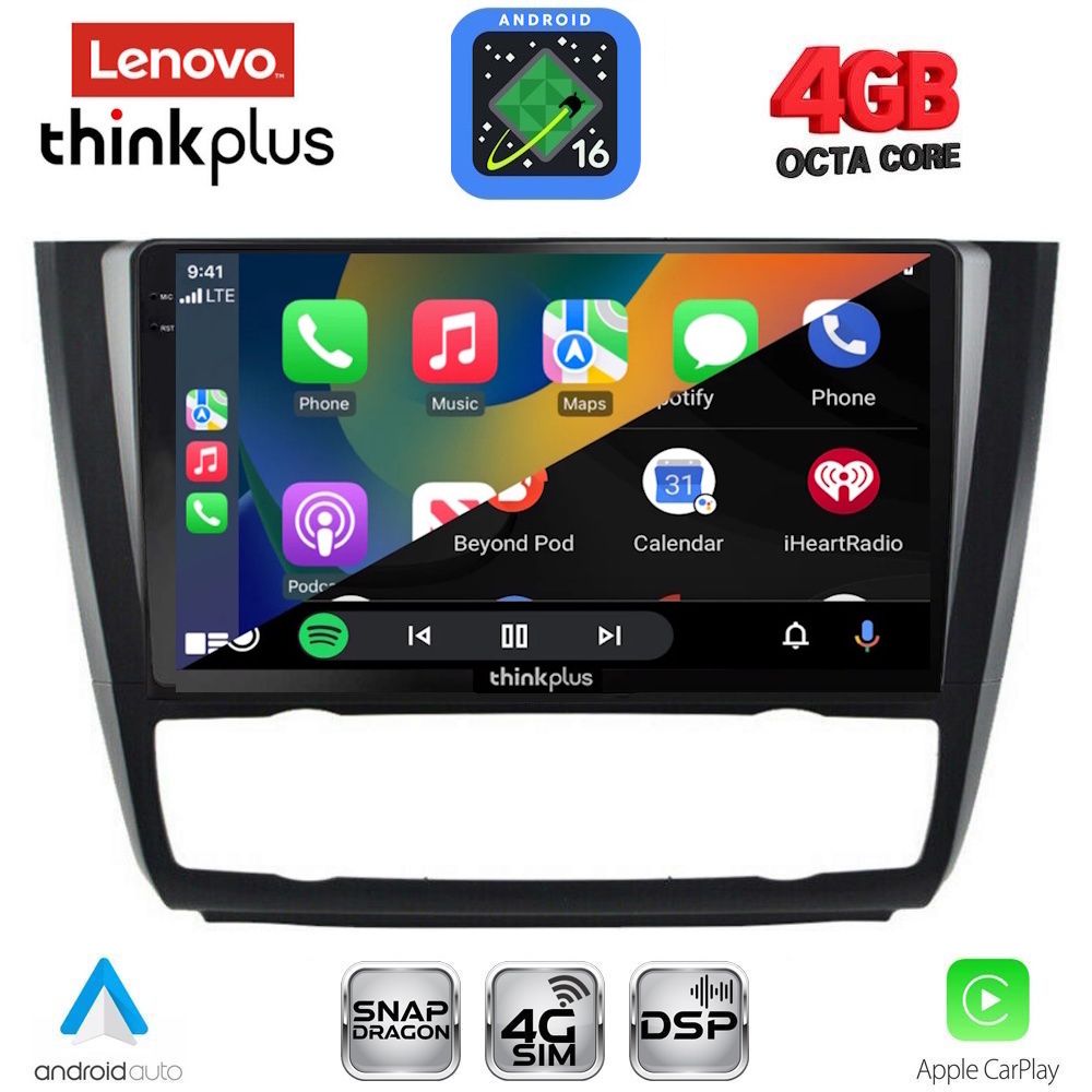 LENOVO LTG 7040_CPA CLIMA (9inc) MULTIMEDIA TABLET for BMW S.1 E81-82-87-88 mod. 2004-2013 - immagine 3