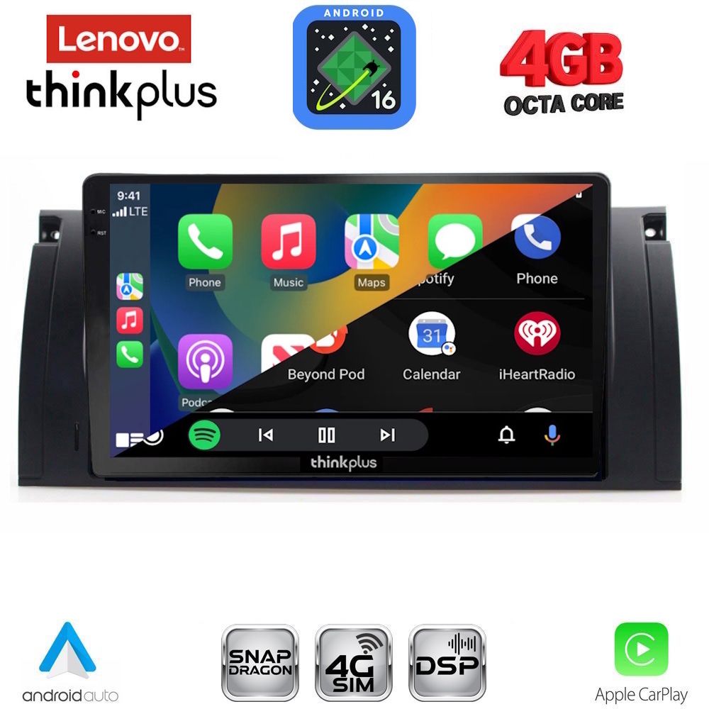 LENOVO LTG 7045_CPA (9inc) MULTIMEDIA TABLET for BMW Series 5 (E39) mod. 1997-2005 | X5 (E53) mod. 1999-2006 - immagine 2
