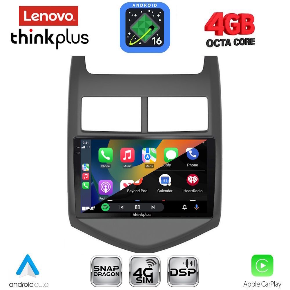 LENOVO LTG 7074_CPA (9inc) MULTIMEDIA TABLET for CHEVROLET AVEO mod. 2011-2014 - immagine 3