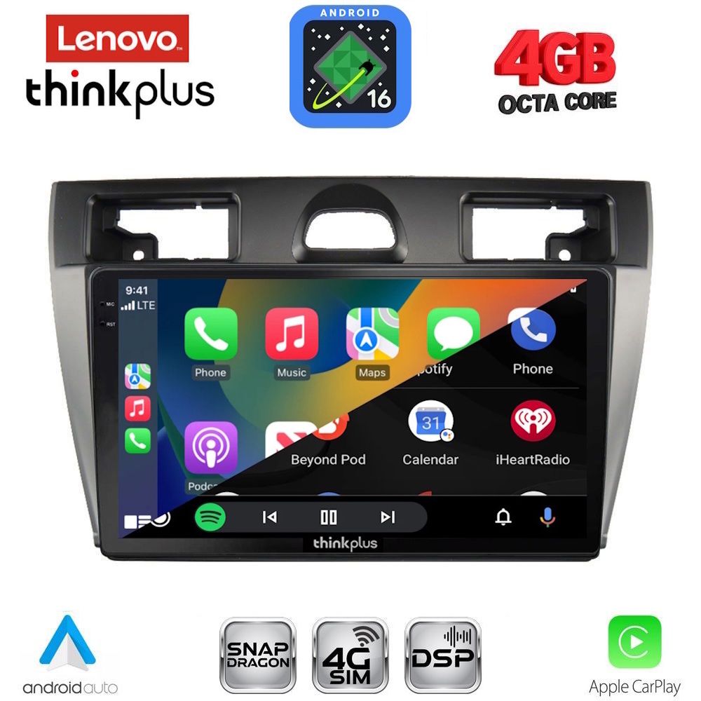 LENOVO LTG 7153SL_CPA (9inc) MULTIMEDIA TABLET for FORD FIESTA mod. 2005-2008 (SILVER) - immagine 3