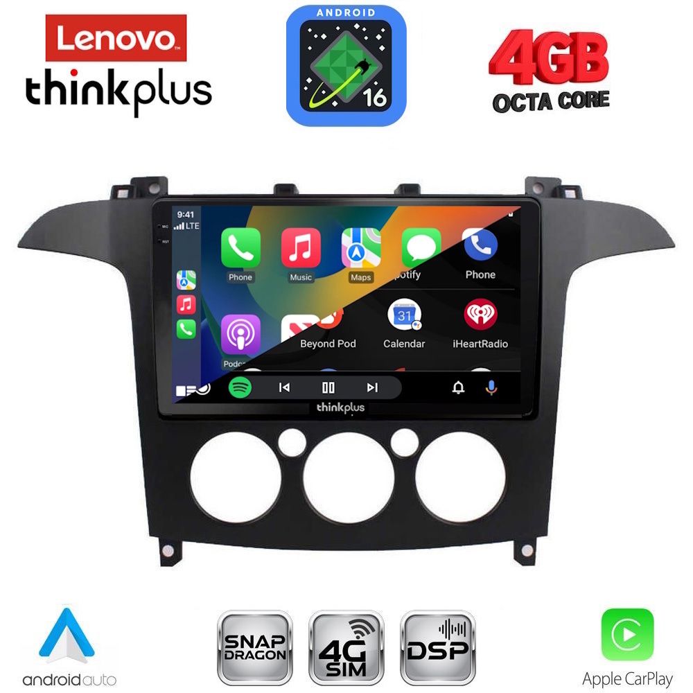 LENOVO LTG 7175_CPA A/C (9inc) MULTIMEDIA TABLET for FORD SMAX mod. 2006-2014 - immagine 2