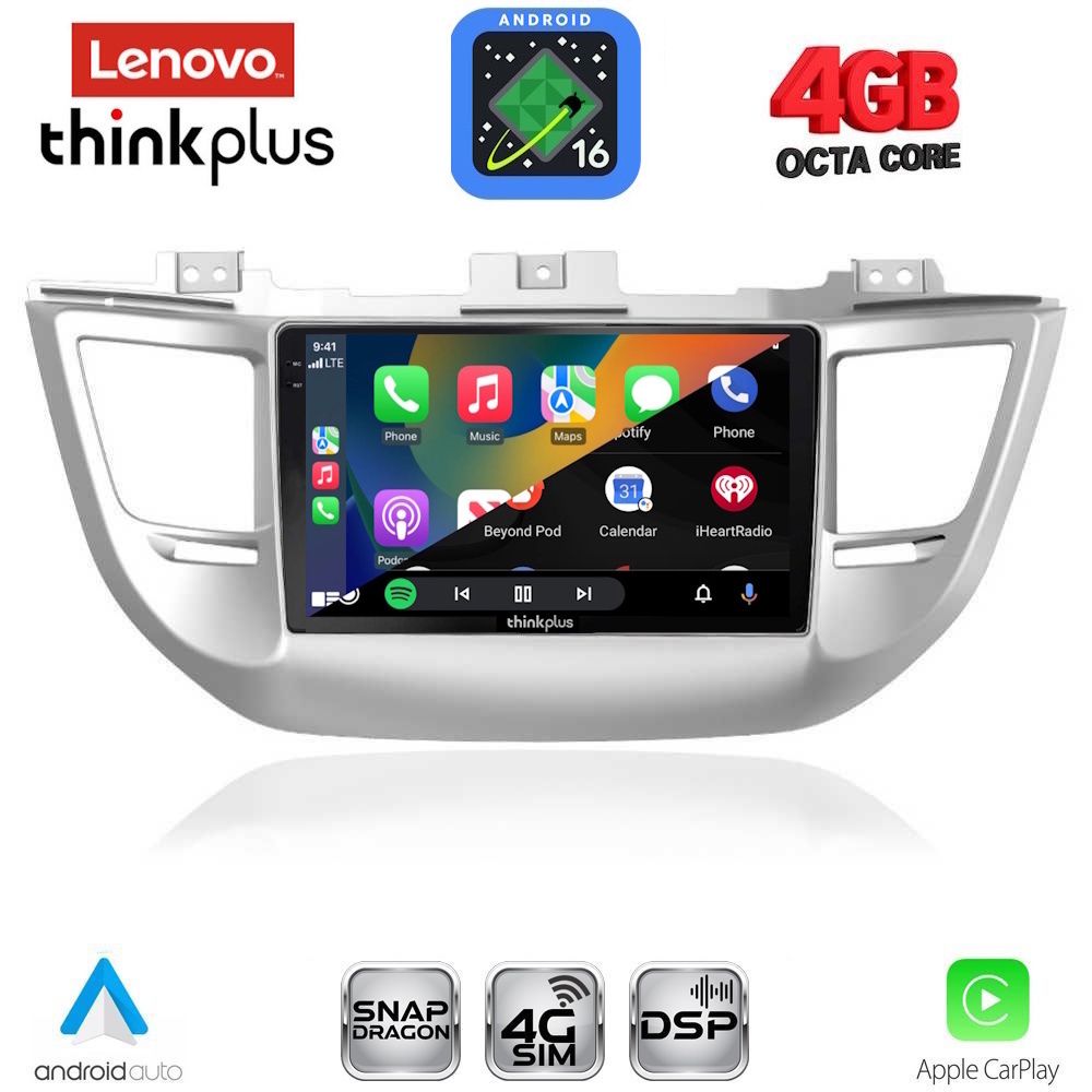LENOVO LTG 7243_CPA (9inc) MULTIMEDIA TABLET for HYUNDAI TUCSON mod. 2015-2019 - immagine 2