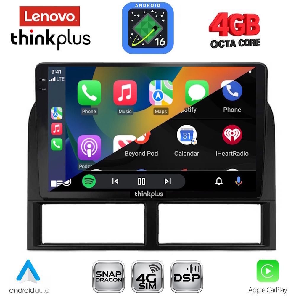LENOVO LTG 7280_CPA (9inc) MULTIMEDIA TABLET for JEEP GRAND CHEROKEE mod. 1999-2004 - immagine 2