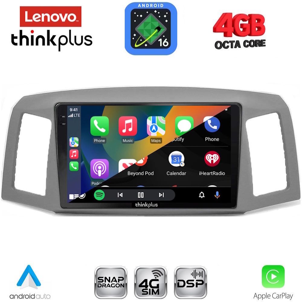 LENOVO LTG 7281_CPA (10inc) MULTIMEDIA TABLET for JEEP GRAND CHEROKEE mod. 2005-2007 - immagine 3
