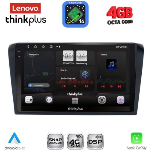 LENOVO LTG 7365_CPA (9inc) MULTIMEDIA TABLET for MAZDA 3 mod. 2003-2008 - WEXML.GR