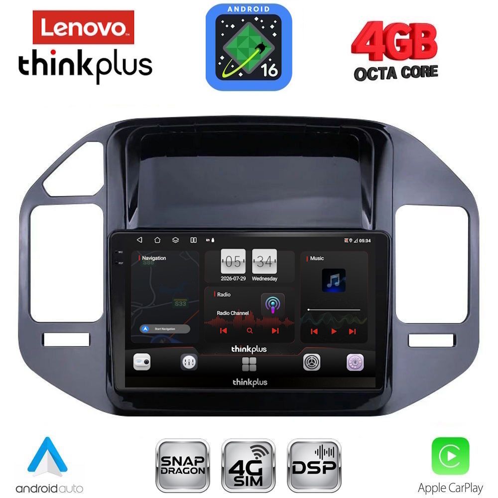 LENOVO LTG 7444_CPA (9inc) MULTIMEDIA TABLET for MITSUBISHI PAJERO mod. 1999-2006 - WEXML.GR