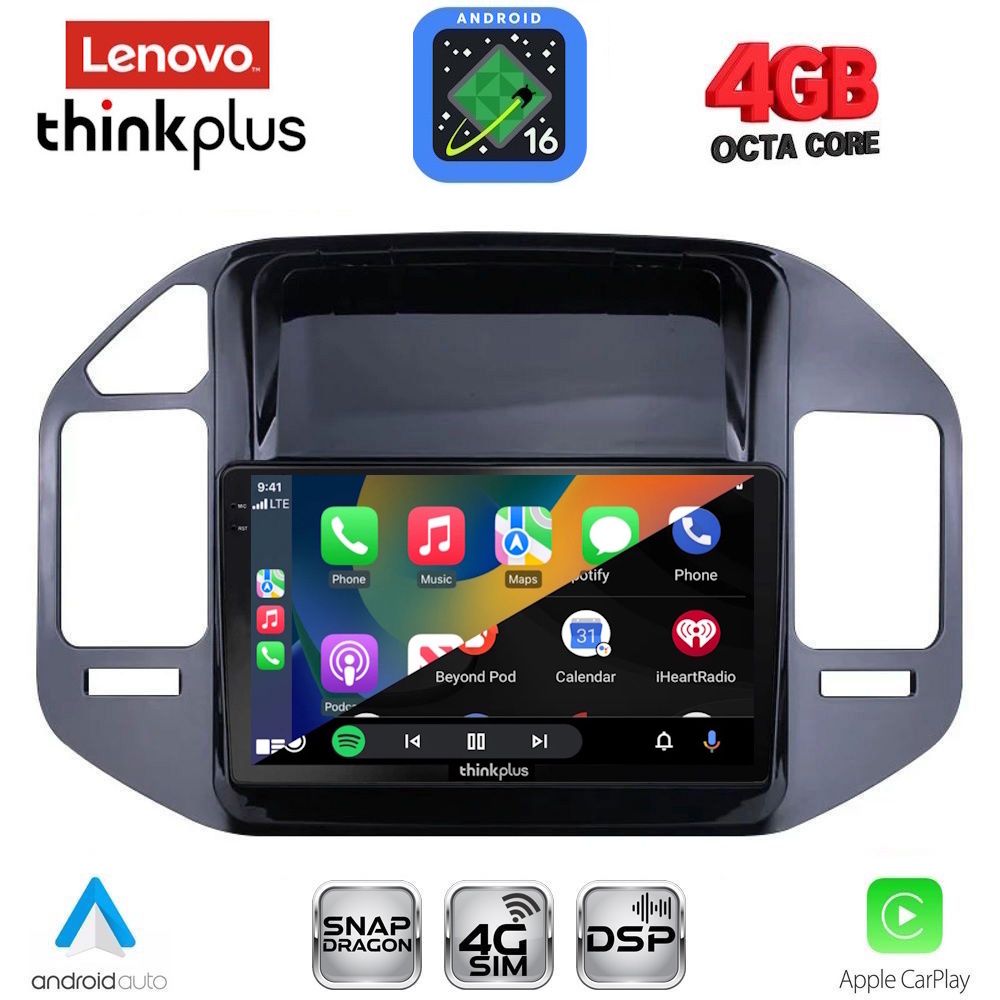 LENOVO LTG 7444_CPA (9inc) MULTIMEDIA TABLET for MITSUBISHI PAJERO mod. 1999-2006 - immagine 2