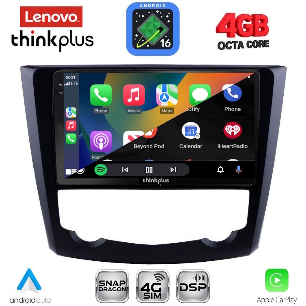 LENOVO LTG 7549_CPA (9inc) MULTIMEDIA TABLET for RENAULT KADJAR mod. 2015-2025 - immagine 2