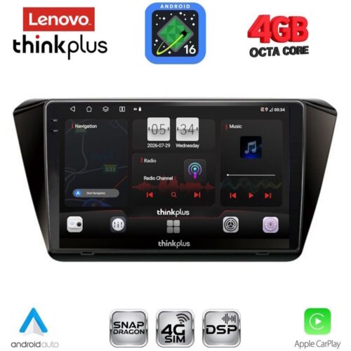 LENOVO LTG 7605_CPA (10inc) MULTIMEDIA TABLET for SKODA SUPERB mod. 2015-2023 - WEXML.GR