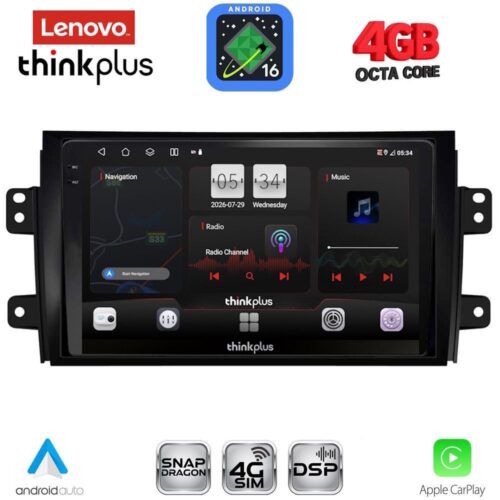 LENOVO LTG 7688_CPA (9inc) MULTIMEDIA TABLET for FIAT SEDICI – SUZUKI SX4 mod. 2005-2013 - WEXML.GR