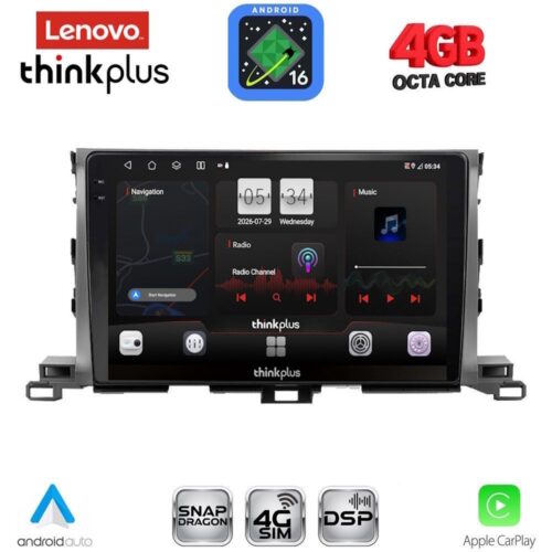 LENOVO LTG 7700_CPA (10inc) MULTIMEDIA TABLET for TOYOTA HIGHLANDER mod. 2014-2019 - WEXML.GR