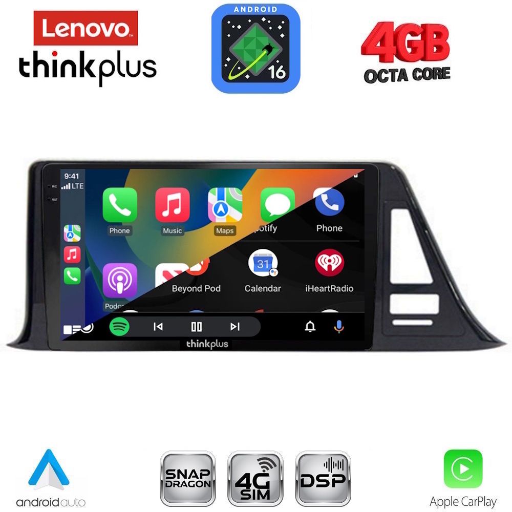 LENOVO LTG 7709_CPA (9inc) MULTIMEDIA TABLET for TOYOTA CH-R mod. 2017-2023 - immagine 2