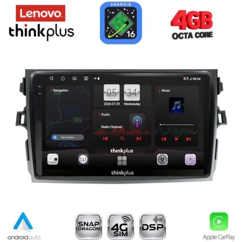 LENOVO LTG 7713_CPA (9inc) MULTIMEDIA TABLET for TOYOTA COROLLA 4D mod. 2006-2012 - WEXML.GR