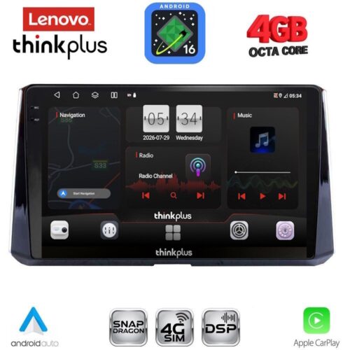 LENOVO LTG 7716_CPA (10inc) MULTIMEDIA TABLET for TOYOTA COROLLA mod. 2019-2026 - WEXML.GR