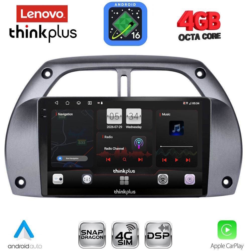 LENOVO LTG 7730AC_CPA (9inc) MULTIMEDIA TABLET for TOYOTA RAV 4 mod. 2000-2006 with A/C - WEXML.GR