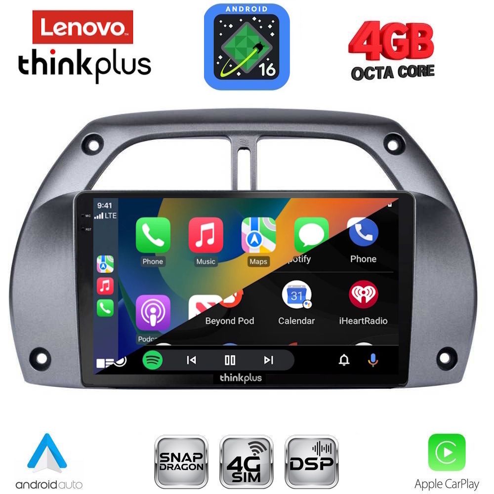 LENOVO LTG 7730AC_CPA (9inc) MULTIMEDIA TABLET for TOYOTA RAV 4 mod. 2000-2006 with A/C - immagine 3