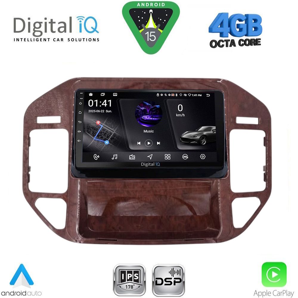 DIGITAL IQ RSG 6444BR_CPA (9inc) MULTIMEDIA TABLET for MITSUBISHI PAJERO mod. 1999-2006 - WEXML.GR