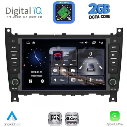 DIGITAL IQ BLE 393_CPA (7" DECK) MULTIMEDIA SYSTEM for MERCEDES C W203 – CLK W209 mod. 2004-2008 - WEXML.GR