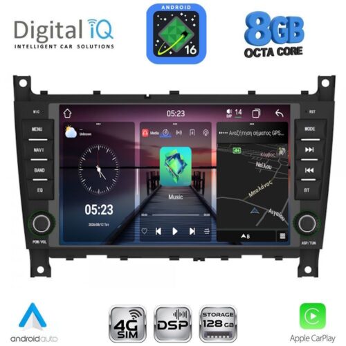 DIGITAL IQ BLM 593_CPA (7" DECK) MULTIMEDIA OEM for MERCEDES C W203 – CLK W209 mod. 2004-2008 - WEXML.GR