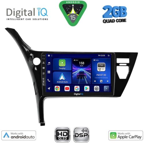 DIGITAL IQ BXC 3703B_CPAA (10inc) MULTIMEDIA TABLET for TOYOTA AURIS mod. 2015-2021 - WEXML.GR