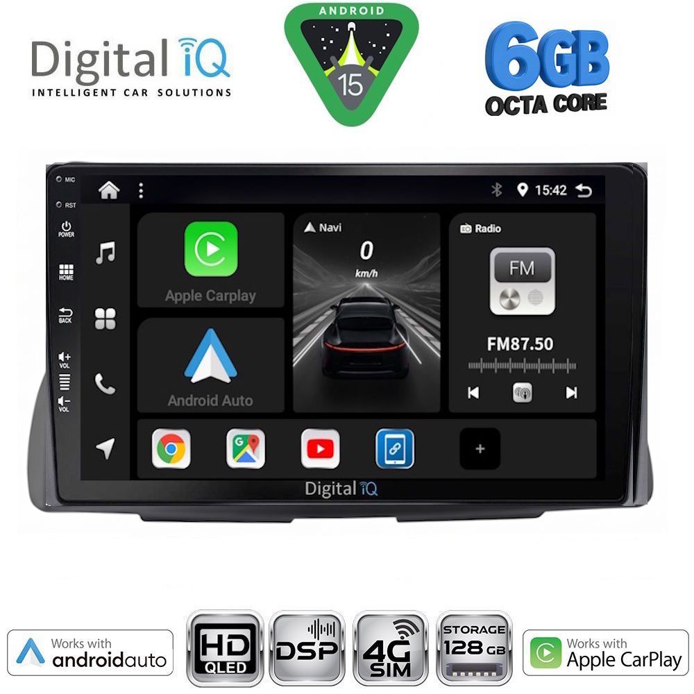DIGITAL IQ BXF 17090_CPAA (9inc) MULTIMEDIA TABLET for CITROEN C2 mod. 2003-2009 - WEXML.GR
