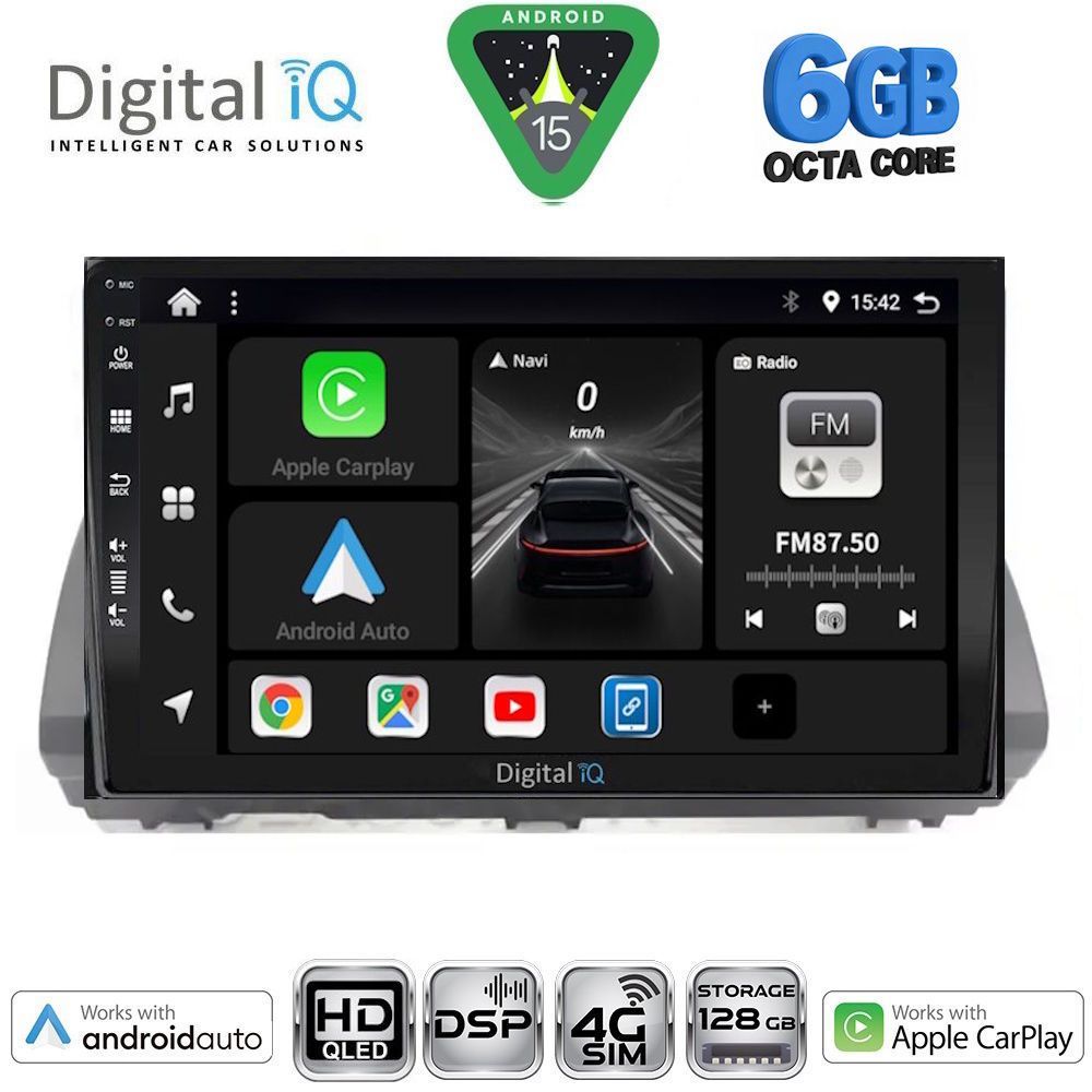 DIGITAL IQ BXF 17109B_CPAA (10inc) MULTIMEDIA TABLET for DACIA LOGAN - SANDERO - JOGGER mod. 2020-2026 - WEXML.GR