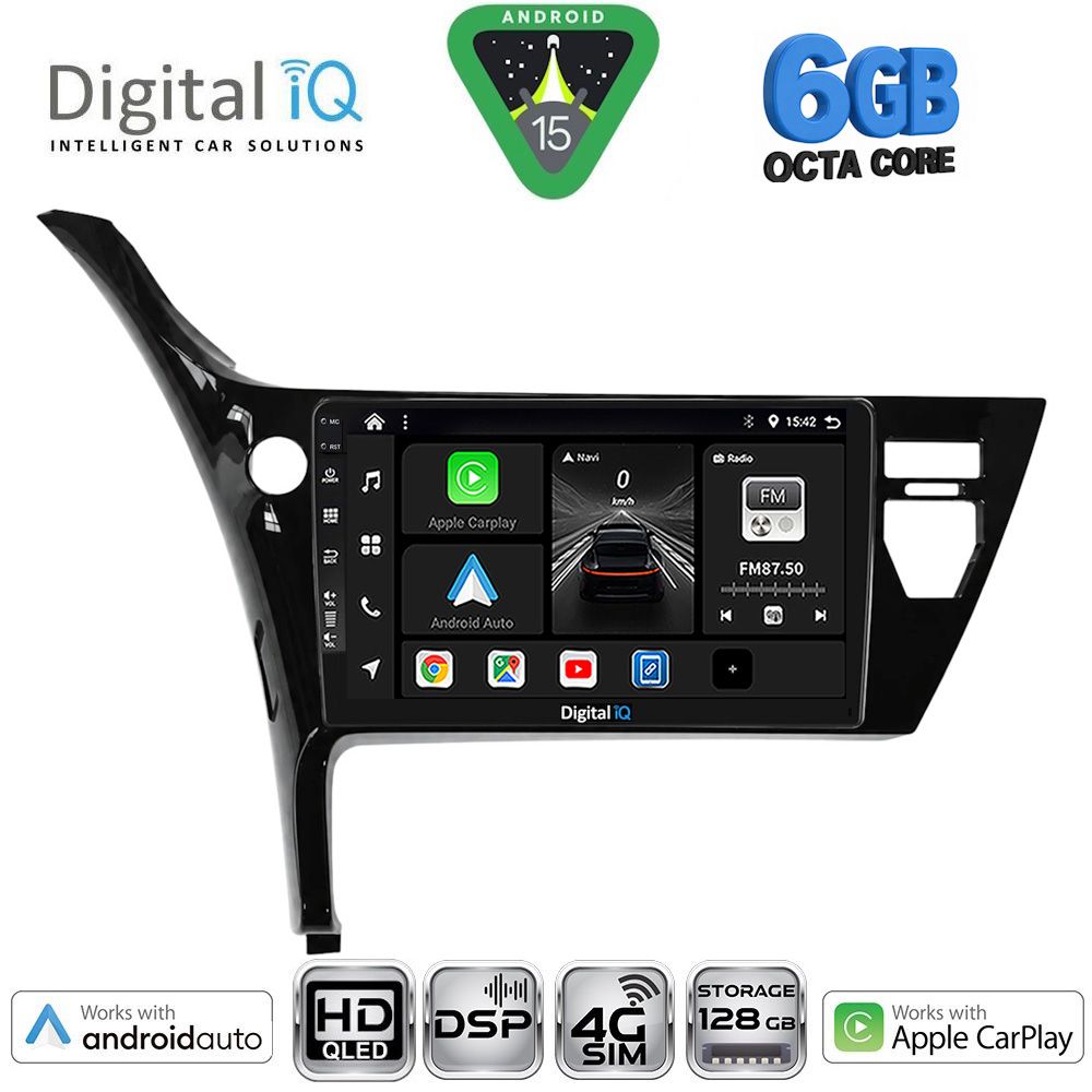DIGITAL IQ BXF 17703B_CPAA (10inc) MULTIMEDIA TABLET for TOYOTA AURIS mod. 2015-2021 - WEXML.GR