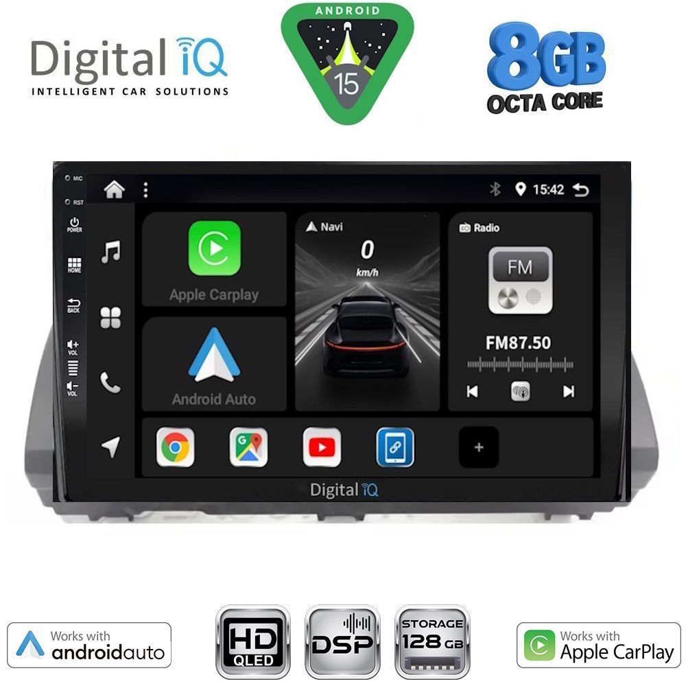 DIGITAL IQ BXF 18109B_CPAA (10inc) MULTIMEDIA TABLET for DACIA LOGAN - SANDERO - JOGGER mod. 2020-2026 - WEXML.GR