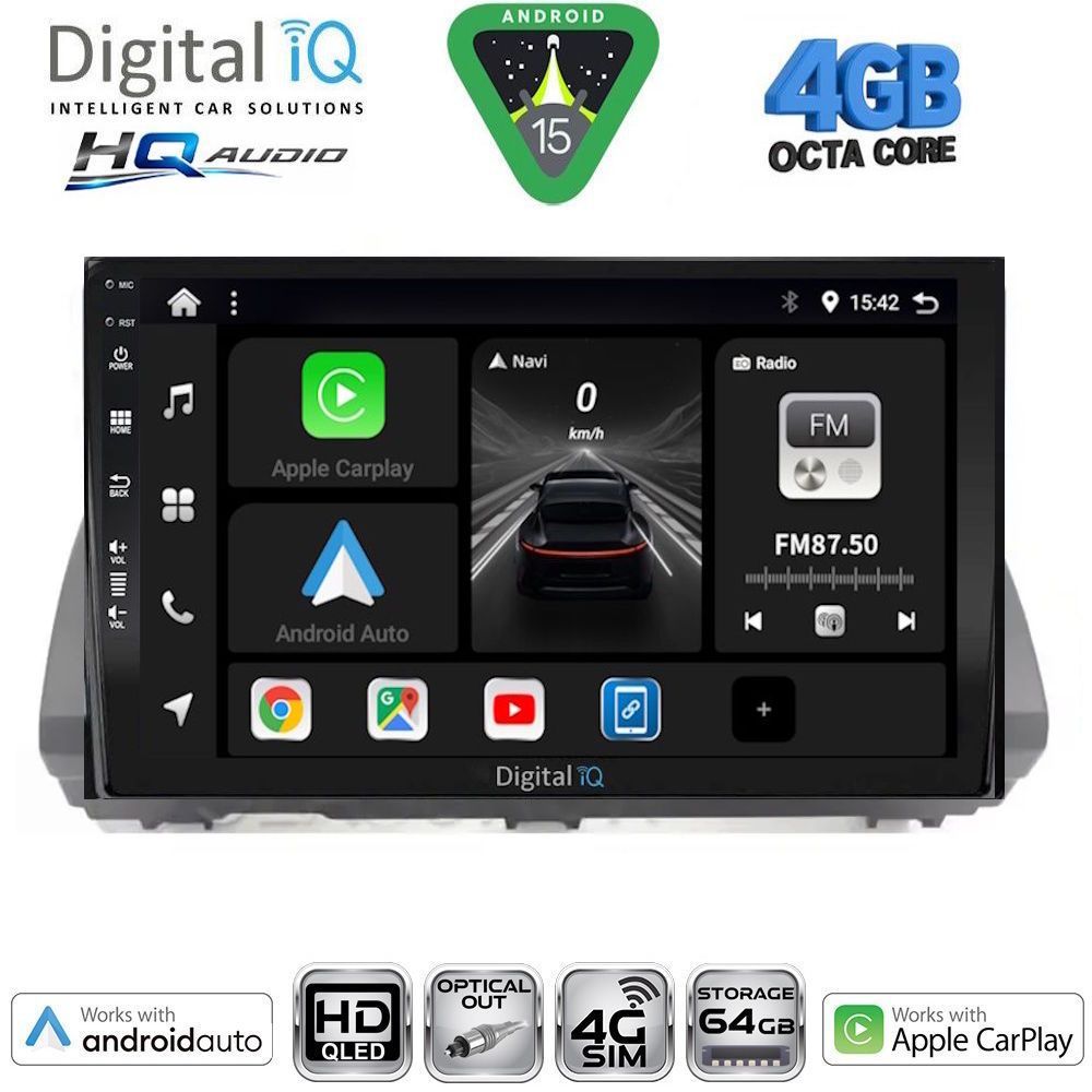 DIGITAL IQ BXK 19109B_CPAA (10inc) MULTIMEDIA TABLET for DACIA LOGAN - SANDERO - JOGGER mod. 2020-2026 - WEXML.GR