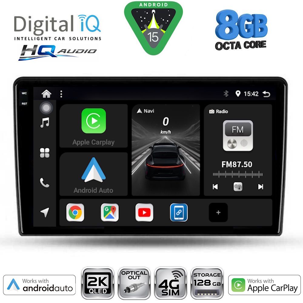 DIGITAL IQ BXK 20026A_CPAA (9inc) MULTIMEDIA TABLET for ALFA ROMEO GIULIETTA mod 2014-2020 - WEXML.GR