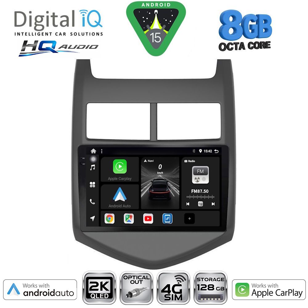 DIGITAL IQ BXK 20074A_CPAA (9inc) MULTIMEDIA TABLET for CHEVROLET AVEO mod. 2011-2014 - WEXML.GR