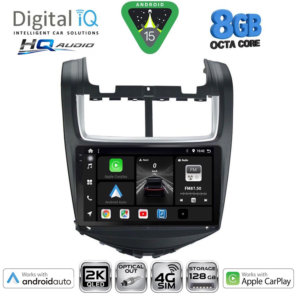 DIGITAL IQ BXK 20074B_CPAA (9inc) MULTIMEDIA TABLET for CHEVROLET AVEO mod. 2014-2017 - WEXML.GR