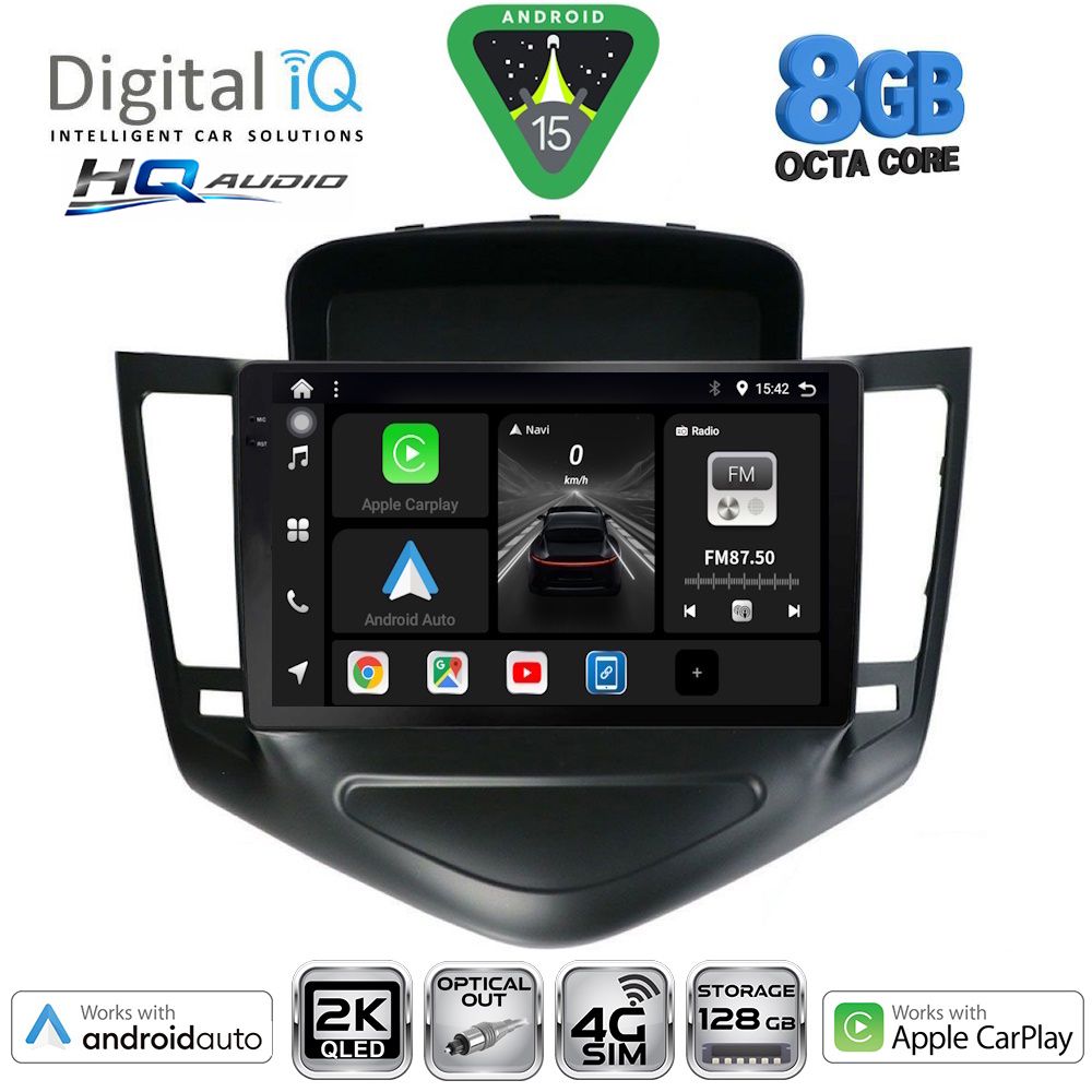 DIGITAL IQ BXK 20076A_CPAA (9inc) MULTIMEDIA TABLET for CHEVROLET CRUZE mod. 2008-2012 - WEXML.GR