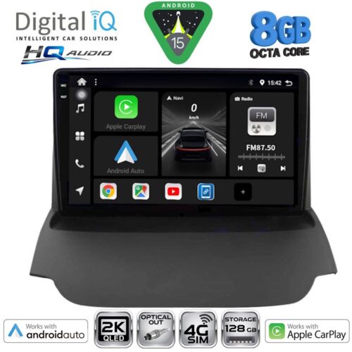 DIGITAL IQ BXK 20151A_CPAA (9inc) MULTIMEDIA TABLET for FORD ECOSPORT  mod. 2012-2018 - WEXML.GR