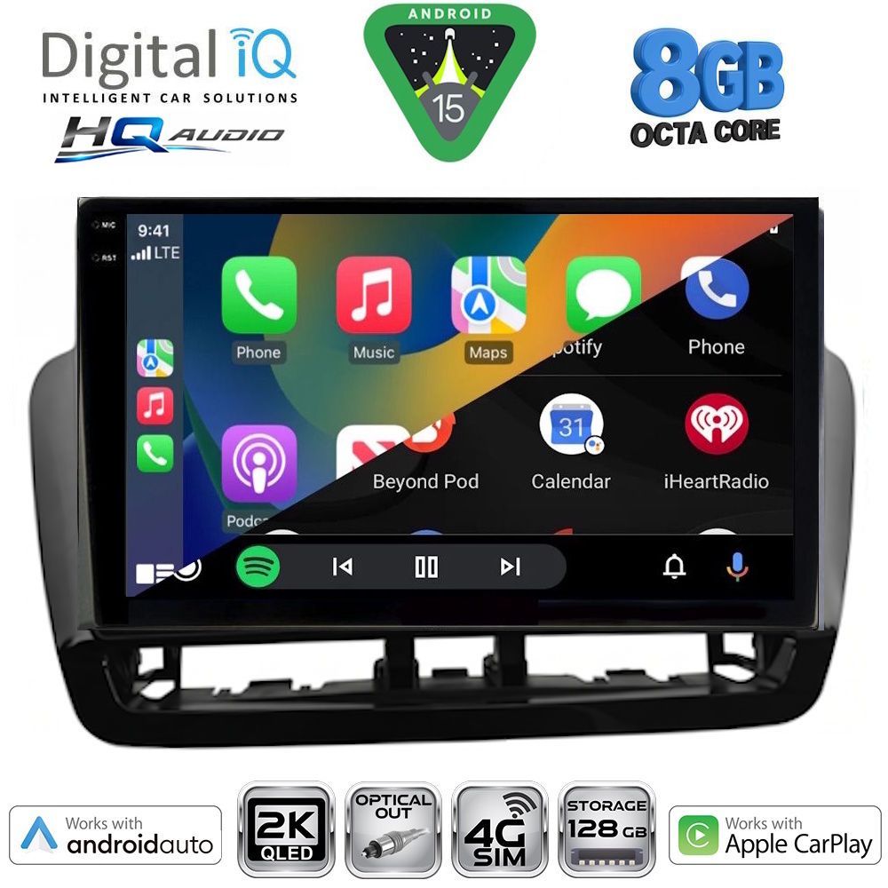 DIGITAL IQ BXK 20572BL_CPAA (9inc) MULTIMEDIA TABLET for SEAT IBIZA mod. 2012-2015 - immagine 2