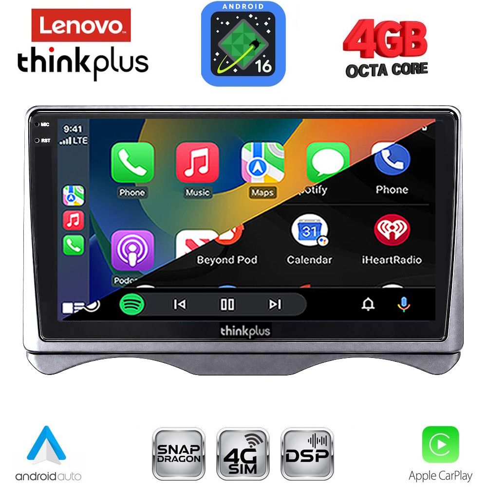 LENOVO LTG 7091_CPA (9inc) MULTIMEDIA TABLET for CITROEN C3 mod. 2001-2009 (DASHBOARD) - immagine 2