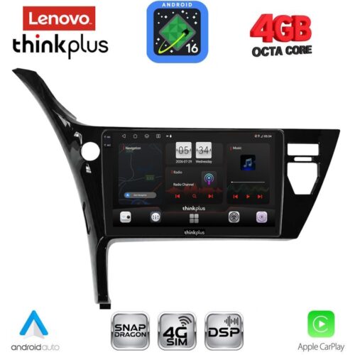 LENOVO LTG 7703B_CPA (10inc) MULTIMEDIA TABLET for TOYOTA AURIS mod. 2015-2021 - WEXML.GR