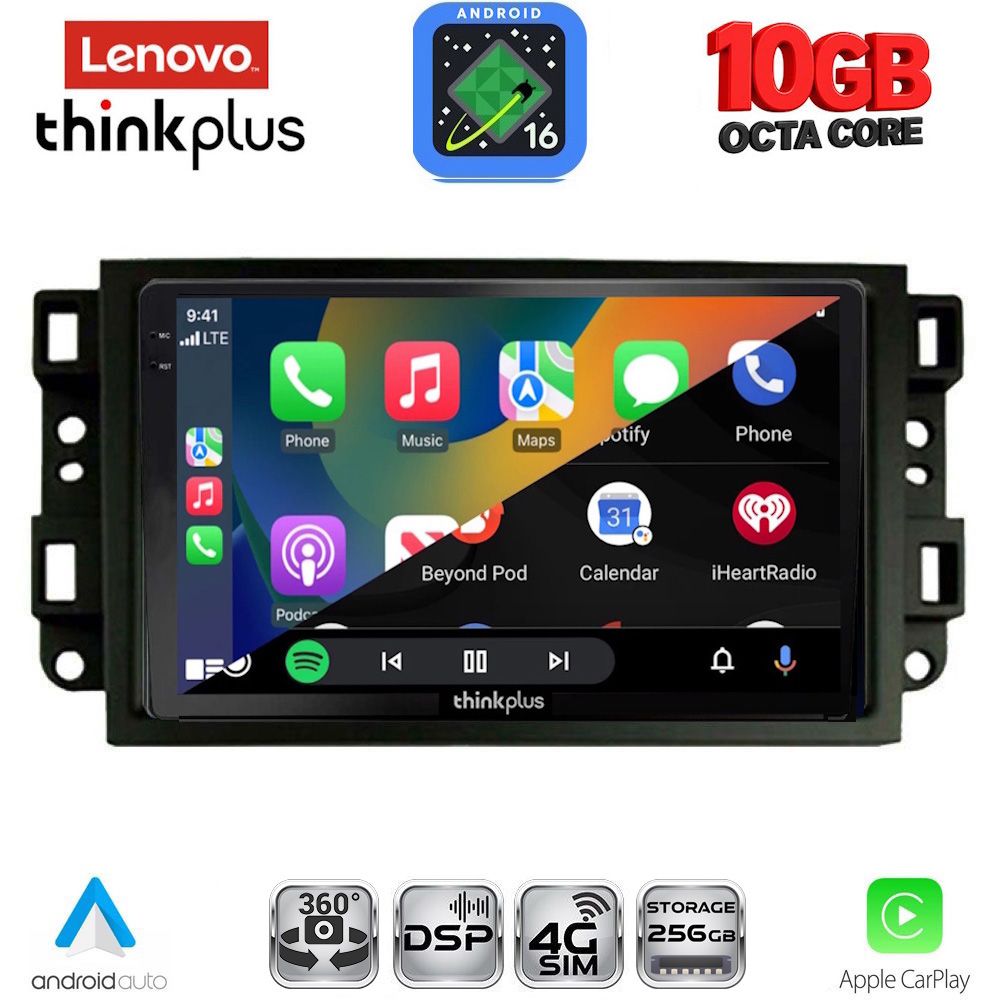 LENOVO LTM 11070_CPA (10inc) MULTIMEDIA TABLET for CHEVROLET ALL mod. 2004-2011 - immagine 3