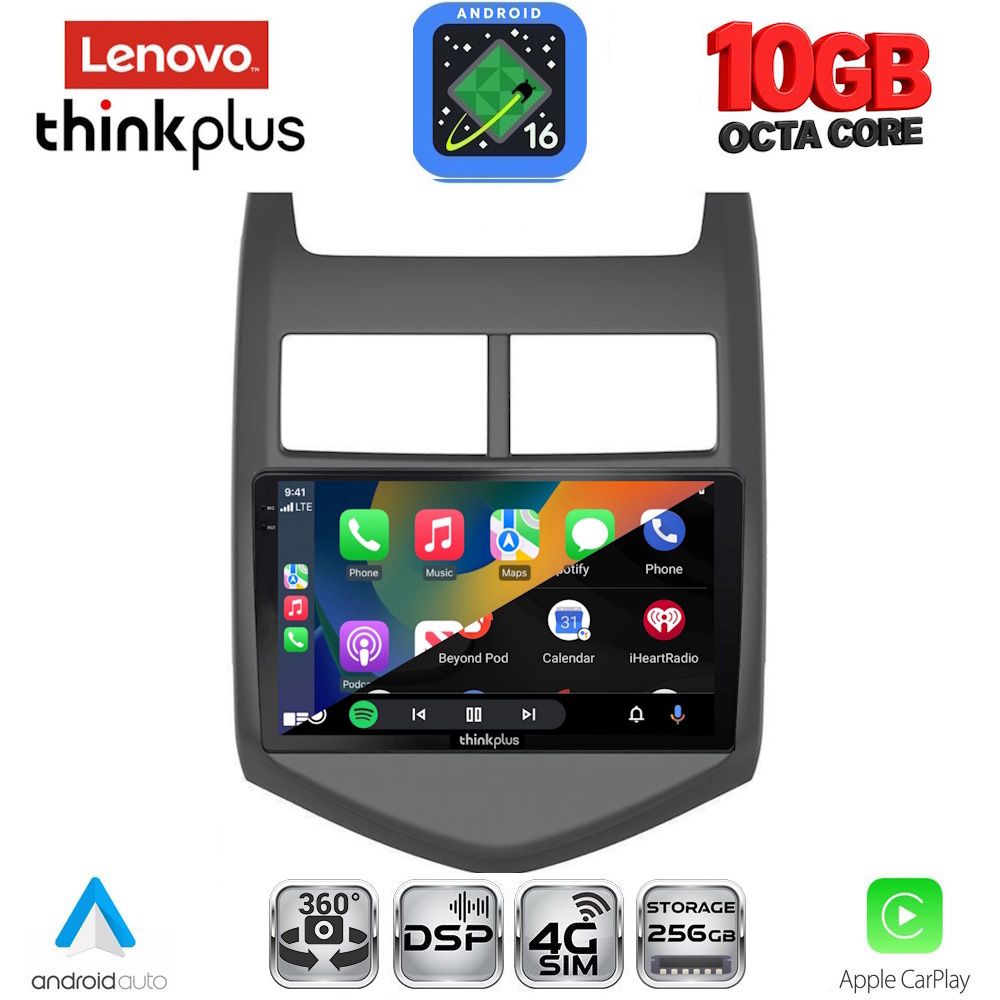 LENOVO LTM 11074A_CPA (9inc) MULTIMEDIA TABLET for CHEVROLET AVEO mod. 2011-2014 - immagine 3