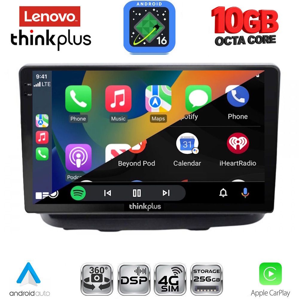 LENOVO LTM 11135_CPA (10inc) MULTIMEDIA TABLET for FIAT DOBLO mod. 2002-2009 - immagine 3