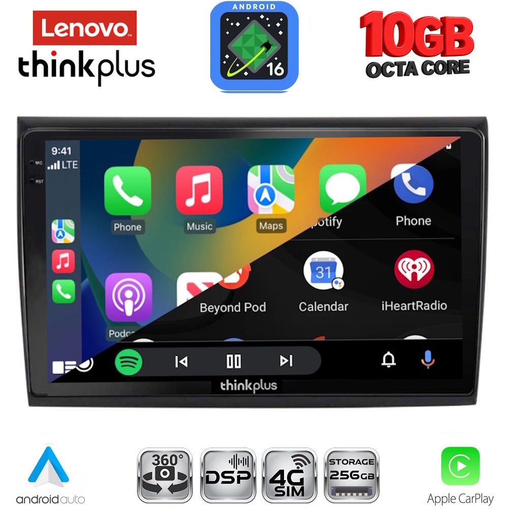LENOVO LTM 11136_CPA (9inc) MULTIMEDIA TABLET for FIAT BRAVO mod. 2007-2019 - immagine 3
