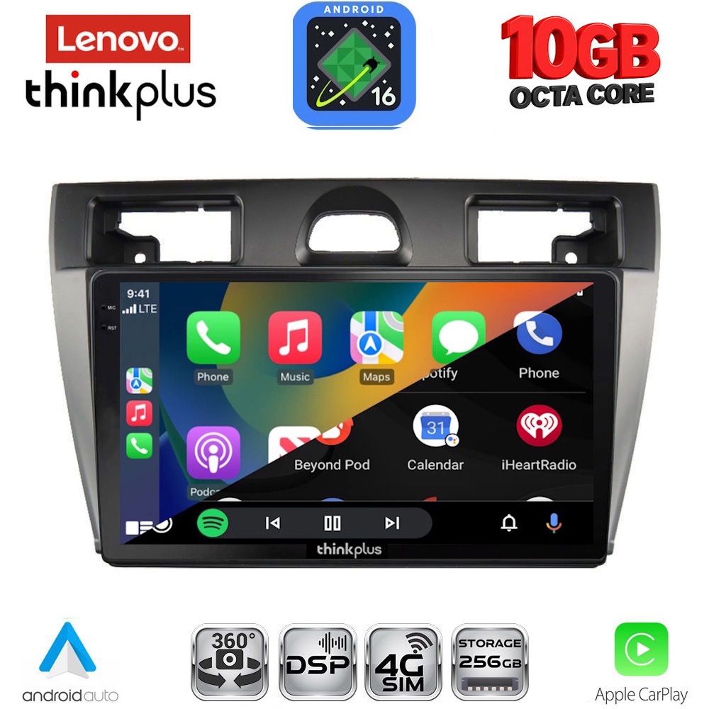 LENOVO LTM 11153SL_CPA (9inc) MULTIMEDIA TABLET for FORD FIESTA mod. 2005-2008 (SILVER) - immagine 3