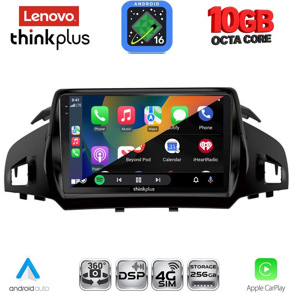 LENOVO LTM 11160_CPA (9inc) MULTIMEDIA TABLET for FORD KUGA mod. 2013-2019 – CMAX mod. 2011-2020 - immagine 3