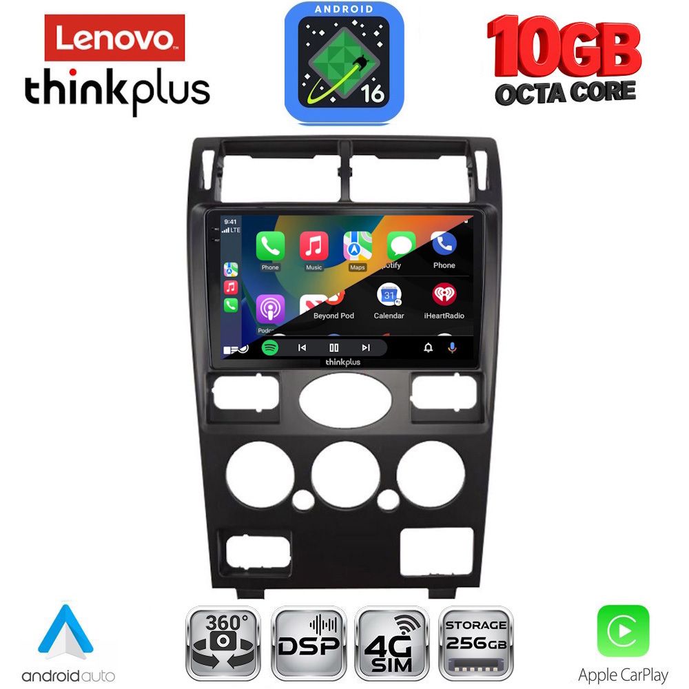 LENOVO LTM 11161B_CPA (9inc) MULTIMEDIA TABLET for FORD MONDEO mod. 2003-2006 - immagine 2