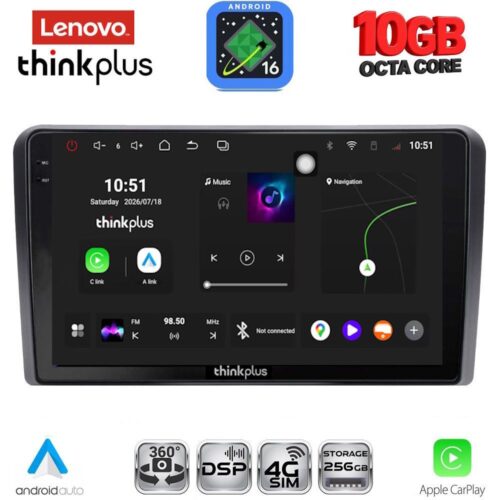 LENOVO LTM 11178L_CPA (10inc) MULTIMEDIA TABLET for FORD TRANSIT CUSTOM | TOURNEO CUSTOM mod. 2019-2025 Low Version - WEXML.GR