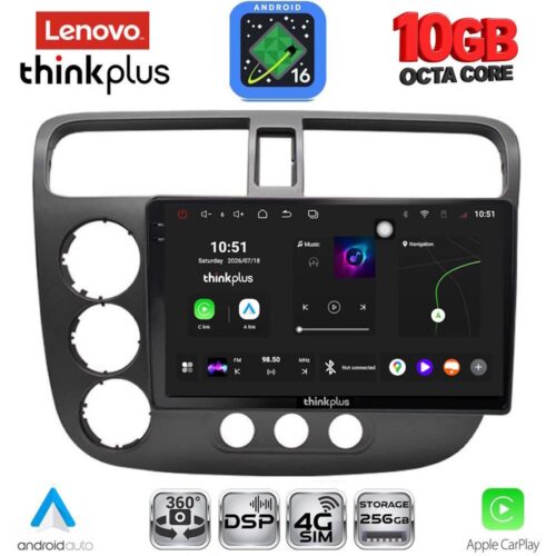 LENOVO LTM 11187_CPA (9inc) MULTIMEDIA TABLET for HONDA CIVIC 4D mod. 2001-2006 - WEXML.GR