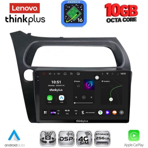 LENOVO LTM 11189_CPA (9inc) MULTIMEDIA TABLET for HONDA CIVIC 3D-5D mod. 2006-2012 - WEXML.GR