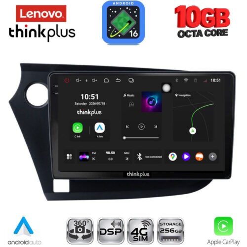 LENOVO LTM 11205_CPA (9inc) MULTIMEDIA TABLET for HONDA INSIGHT mod. 2009-2014 - WEXML.GR
