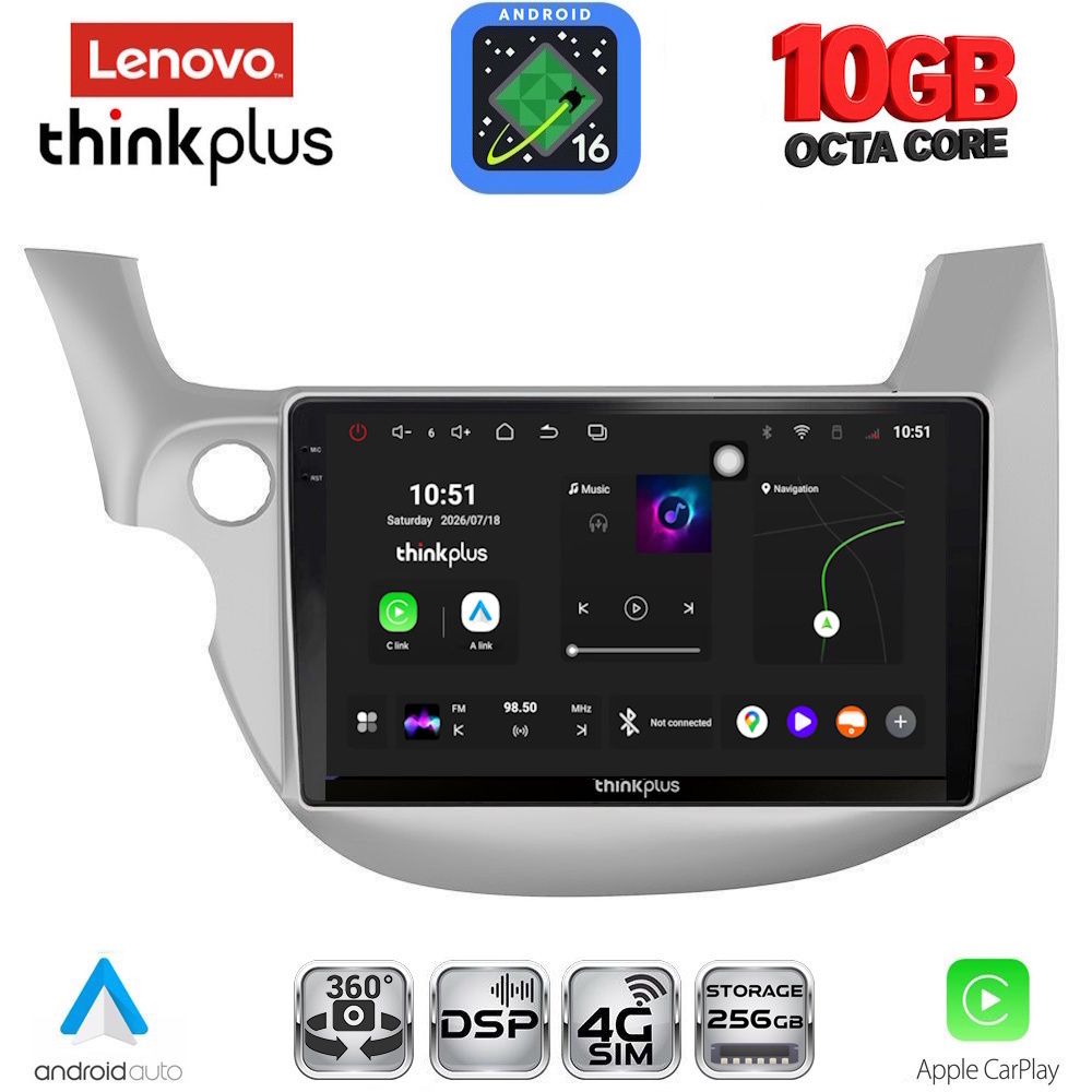 LENOVO LTM 11211_CPA (10inc) MULTIMEDIA TABLET for HONDA JAZZ mod. 2008-2012 - WEXML.GR